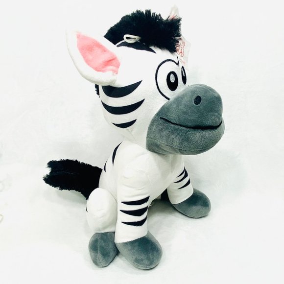 Fiesta Jungle Collection Zebra Plush Toy - 12.5" - Picture 2 of 7